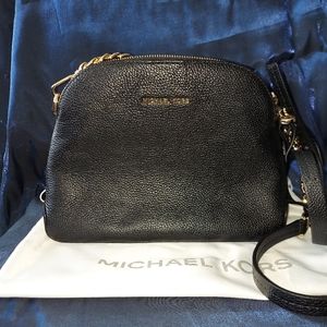 Michael Kors black leather purse